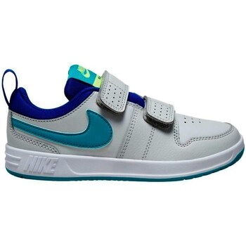 Shoes Children Low top trainers Nike Pico 5 Grey, Turquoise