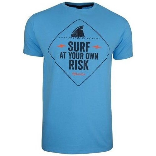 Clothing Men Short-sleeved t-shirts Monotox Surf Risk Blue