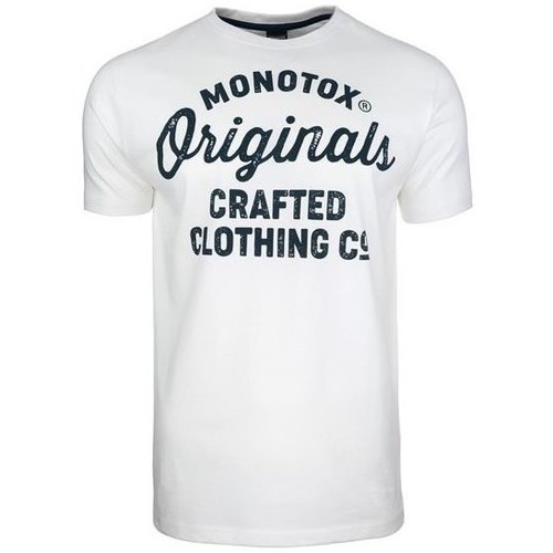 Clothing Men Short-sleeved t-shirts Monotox Originals Crafted White