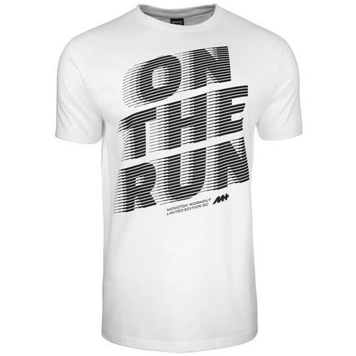 Clothing Men Short-sleeved t-shirts Monotox ON The Run Grey, White