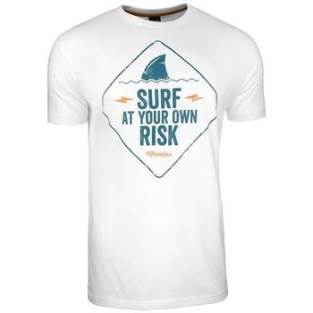 Clothing Men Short-sleeved t-shirts Monotox Surf Risk White