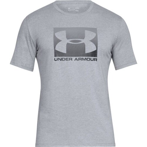 Clothing Men Short-sleeved t-shirts Under Armour Boxed Sportstyle Grey