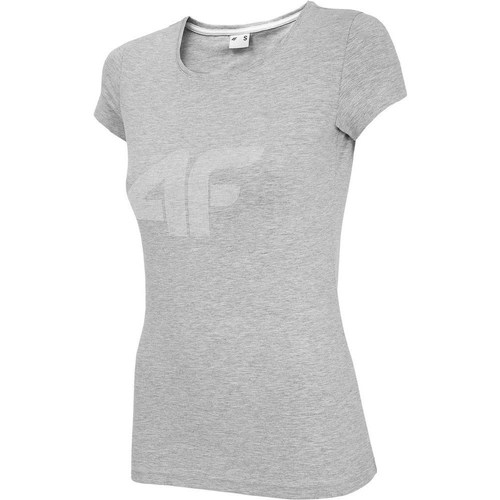 Clothing Women Short-sleeved t-shirts 4F TSD005 Grey