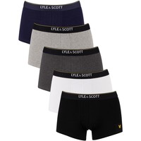 Underwear Men Boxer shorts Lyle & Scott 5 Pack Jackson Trunks multicoloured