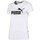 Clothing Women Short-sleeved t-shirts Puma Ess Logo Tee White