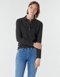 Clothing Women Long-sleeved polo shirts Lacoste PF5464 Black