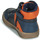 Shoes Boy Hi top trainers Kickers Lowell Marine / Orange