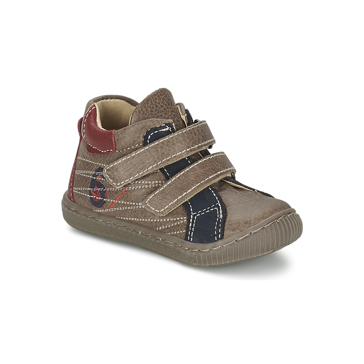 Shoes Boy Hi top trainers Citrouille et Compagnie THEO Taupe