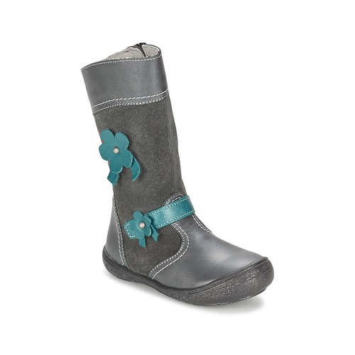 Shoes Girl High boots Citrouille et Compagnie RINDAR Grey