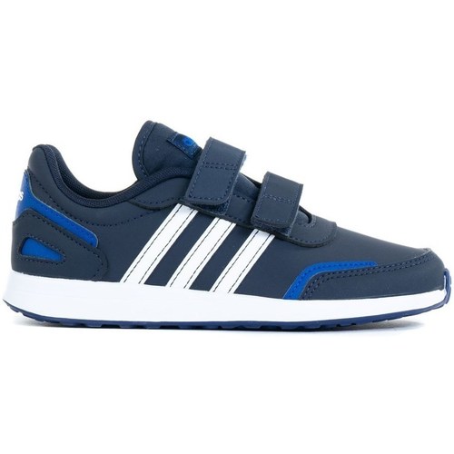 Shoes Children Low top trainers adidas Originals VS Switch 3 C Black, Blue, Grey