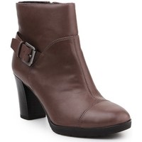 Shoes Women Ankle boots Geox D Raphal Mid A Brown