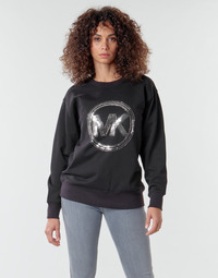 Clothing Women Sweaters MICHAEL Michael Kors MK CRCL CLSC SWTSHRT Black