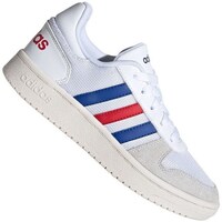 Shoes Children Low top trainers adidas Originals JR Hoops 20 Blue, White, Beige