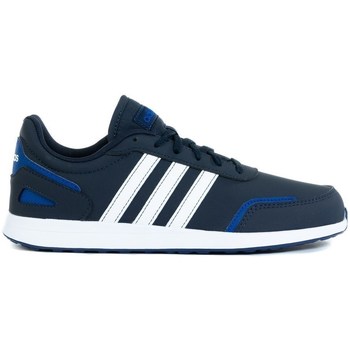 Shoes Children Low top trainers adidas Originals VS Switch 3 K White, Navy blue, Blue
