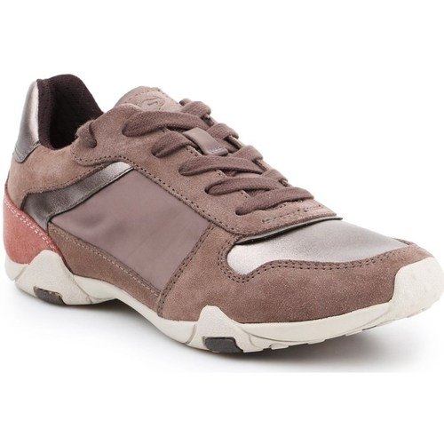 Shoes Women Low top trainers Geox D Tale XG Brown