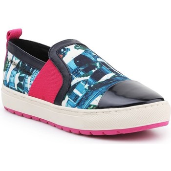 geox  d breeda  women's shoes (trainers) in multicolour