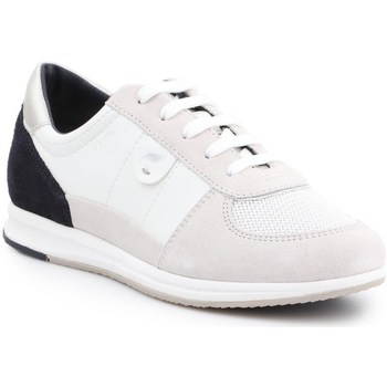 Shoes Women Low top trainers Geox D Avery Beige, Black, White