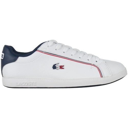 Shoes Men Low top trainers Lacoste Graduate 119 3 Sma White, Navy blue