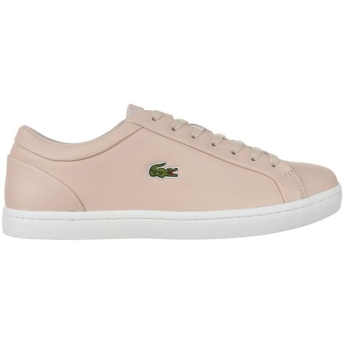 Shoes Women Low top trainers Lacoste Straightset Lace 317 3 Caw Beige