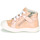 Shoes Girl Hi top trainers GBB LEOZIA Pink