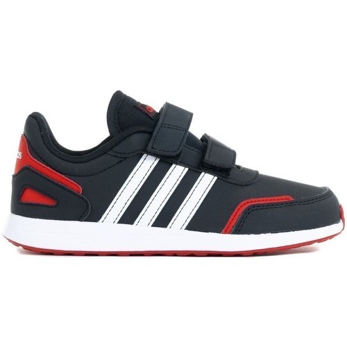 Shoes Children Low top trainers adidas Originals VS Switch 3 C White, Black, Red