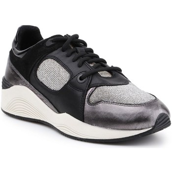Shoes Women Low top trainers Geox D Omaya Black, Silver