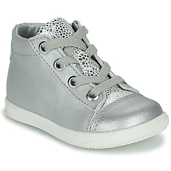 Little Mary  VITAMINE  girls's Children's Shoes (High-top Trainers) in Silver