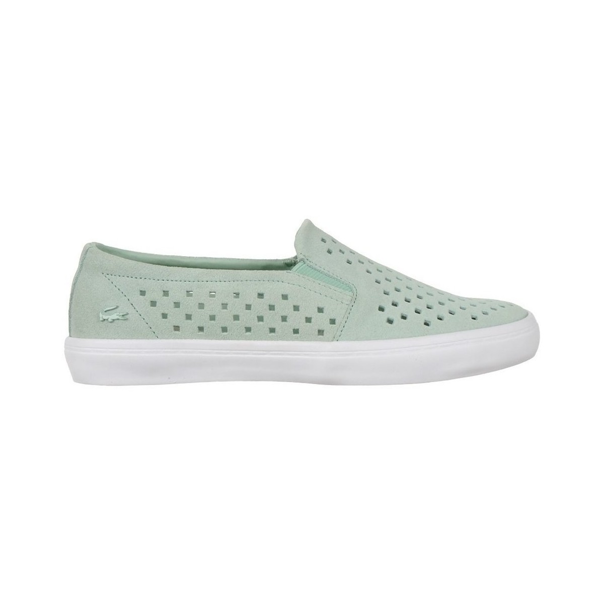 Shoes Women Low top trainers Lacoste Gazon Slip ON 216 1 Caw Green