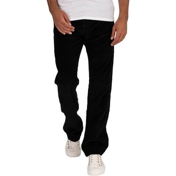 Clothing Men Jeans Lois New Dallas Jumbo Cord Jeans black
