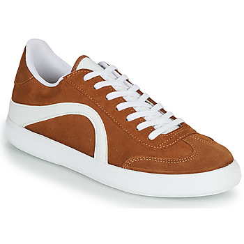 André  POLO  men's Shoes (Trainers) in Brown. Sizes available:6.5