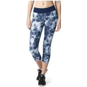 Clothing Women Trousers adidas Originals Tight DROP1 Climalite Blue, Grey, Navy blue