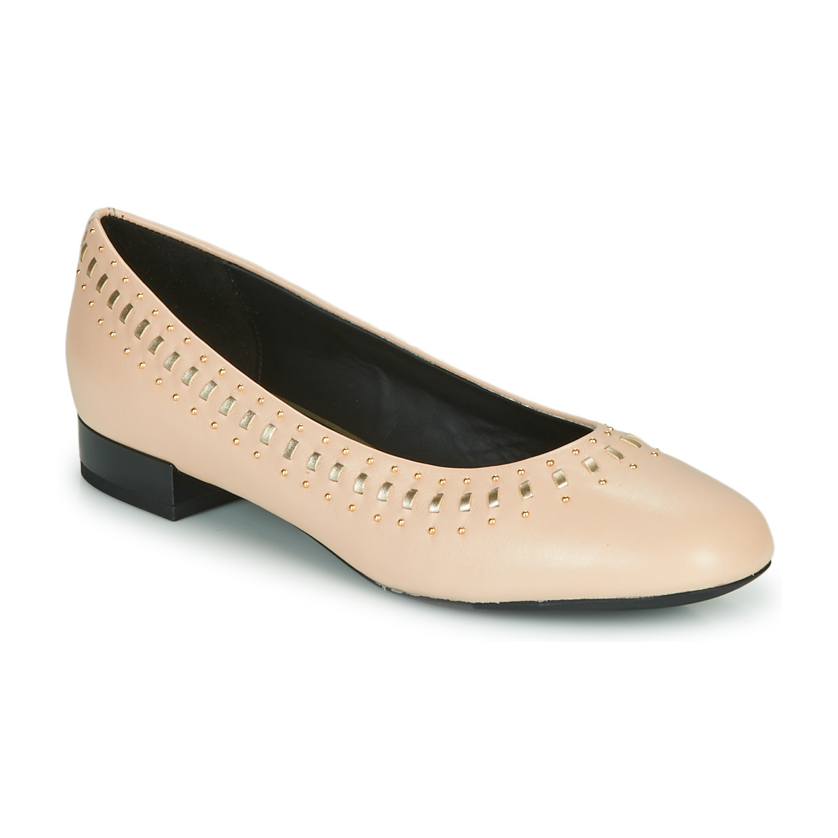 geox  d wistrey  women's shoes (pumps / ballerinas) in gold