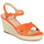 Shoes Women Sandals Geox D SOLEIL Orange