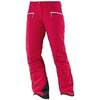 Clothing Women Trousers Salomon Whitecliff Gtx W Red