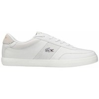 Shoes Men Low top trainers Lacoste Court Master 120 2 Cma White