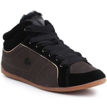 Shoes Women Hi top trainers Lacoste Missano Mid Black, Brown
