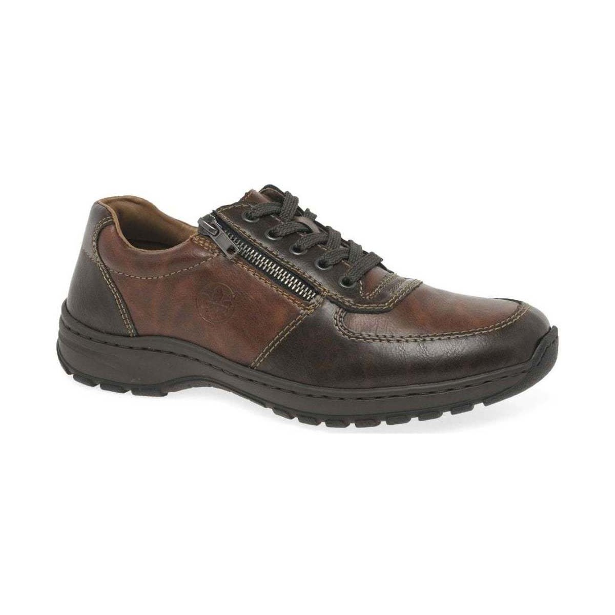 Shoes Men Derby Shoes & Brogues Rieker Ambleside Mens Casual Shoes Brown
