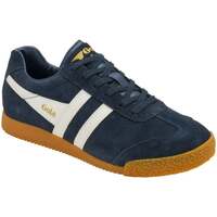 Shoes Women Low top trainers Gola Harrier Suede Womens Trainers blue