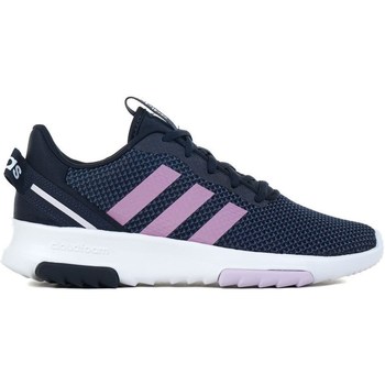 Shoes Children Low top trainers adidas Originals Racer TR 20 K White, Navy blue, Pink