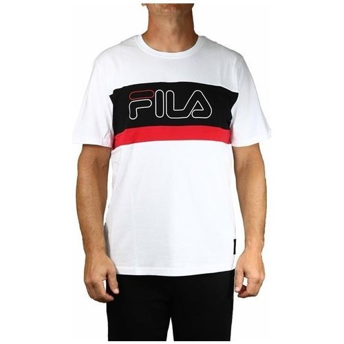 Clothing Men Short-sleeved t-shirts Fila Men Laurens Tee Red, White, Black