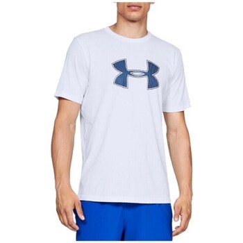 Clothing Men Short-sleeved t-shirts Under Armour Big Logo SS Tee White