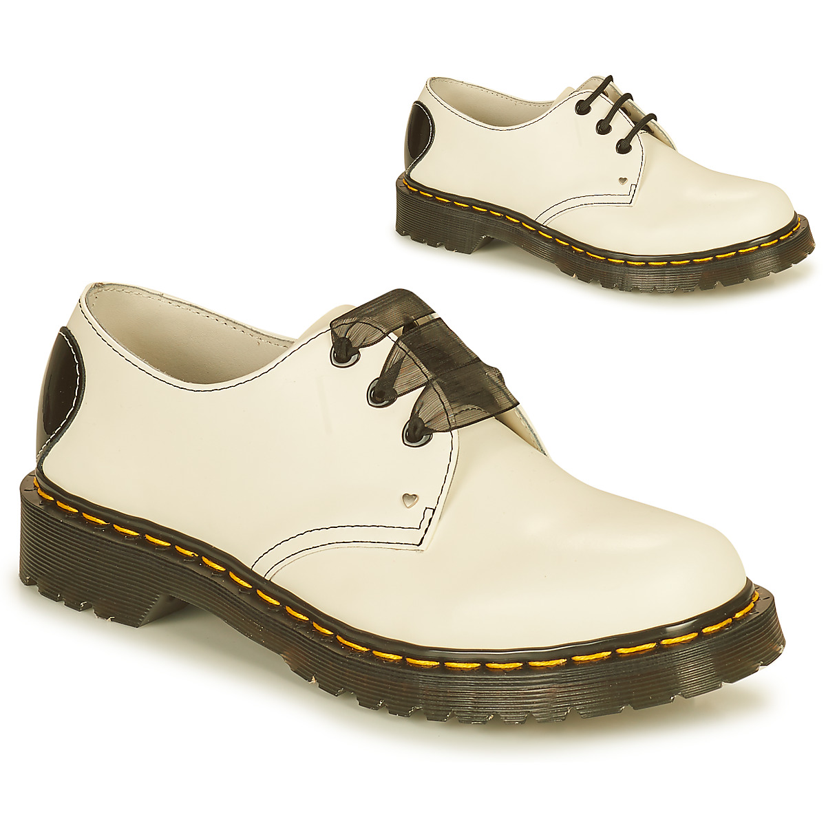 Dr Martens 1461 Hearts White