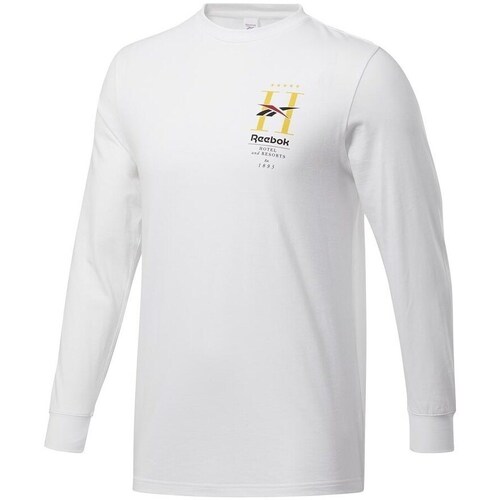 Clothing Men Short-sleeved t-shirts Reebok Sport Classics Hotel White