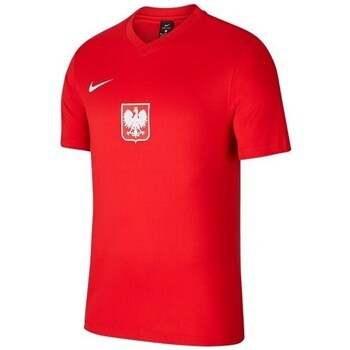 Clothing Men Short-sleeved t-shirts Nike Polska Euro 2020 Red