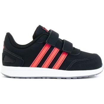 Shoes Children Low top trainers adidas Originals VS Switch 3 I Pink, Black