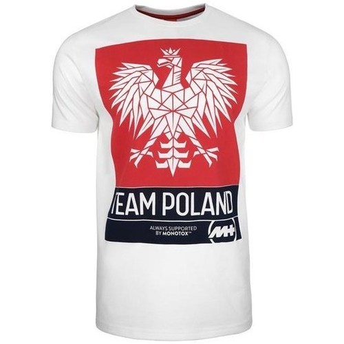 Clothing Men Short-sleeved t-shirts Monotox Eagle Stamp White, Black, Red