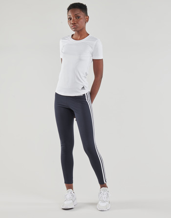 Clothing Women Leggings adidas Originals W E 3S TIGHT Encleg / White