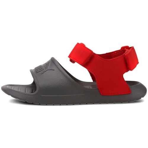 Shoes Children Sandals Puma Divecat V2 Injex Inf Red, Grey
