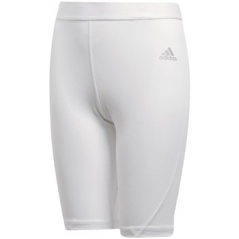Clothing Girl Cropped trousers adidas Originals Alphaskin Tight Y White