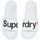 Shoes Men Sliders Superdry CLASSIC SUPERDRY POOL SLIDE White
